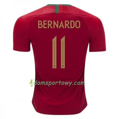 Koszulka Portugalia Bernardo 11 Domowe Koszulki Piłkarskie Mistrzostwa Świata 2018